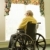 yaşlı · adam · tekerlekli · sandalye · pencere · dışarı - stok fotoğraf © iofoto