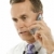 医師 · 携帯電話 · 肖像 · 白人 · 男性医師 · 聴診器 - ストックフォト © iofoto