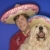 Dog and man wearing sombreros. stock photo © iofoto