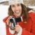 mujer · cámara · de · vídeo · caucásico · femenino · invierno - foto stock © iofoto