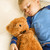 Baby · schlafen · tragen · Kleinkind · Junge - stock foto © iofoto