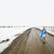 nő · hódeszka · fiatal · nő · tél · ruházat · sétál - stock fotó © iofoto