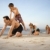 семьи · пляж · играет · прыжок · лягушка · горизонтальный - Сток-фото © iofoto