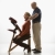 Man massaging woman. stock photo © iofoto