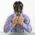 男 · 着用 · 防毒マスク · 手 · 口 · ビジネスマン - ストックフォト © iofoto