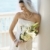 portrait · mariée · bouquet · regardant · vers · le · bas - photo stock © iofoto
