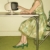 женщину · телевидение · вид · сбоку · кавказский · зеленый - Сток-фото © iofoto