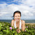 nő · növények · tengerpart · mosolyog · ázsiai · folt - stock fotó © iofoto