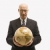 Businessman holding globe. stock photo © iofoto