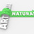 Natural vs Unnatural Real Against Fake Arrow Words stock photo © iqoncept