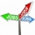 Jobs Street Signs Pointing Way to New Job Career stock photo © iqoncept