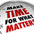 Make Time for What Matters Words on Clock stock photo © iqoncept