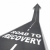 Road to Recovery Words on Pavement - Up Arrow stock photo © iqoncept
