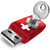 rescue usb flash drive on white background. Isolated 3D image stock photo © ISerg