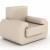 leder · fauteuil · witte · 3D · afbeelding · ontwerp - stockfoto © ISerg