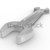 Schraubenschlüssel · weiß · isoliert · 3D · Bild · Business - stock foto © ISerg
