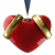 kalp · asılı · şerit · 3D · görüntü · sevmek - stok fotoğraf © ISerg
