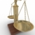 Scales justice on a white background. Isolated 3D image stock photo © ISerg