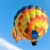 hot · powietrza · balony · niebo · dwa · pływające - zdjęcia stock © italianestro
