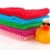 gefaltet · Handtücher · marine · Ente · farbenreich · isoliert - stock foto © ivonnewierink