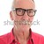 emekli · adam · portre · bıyık · kırmızı · gömlek - stok fotoğraf © ivonnewierink