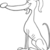 greyhound dog cartoon for coloring book stock photo © izakowski