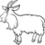 farm goat cartoon for coloring book stock photo © izakowski
