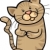 коричневый · котенка · Cartoon · иллюстрация · Cute · кошки - Сток-фото © izakowski