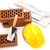 Brick, trowel tool and Construction background stock photo © JanPietruszka