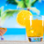 álcool · bebidas · praia · naturalismo · colorido · comida - foto stock © JanPietruszka