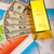 Gold · Bars · Münzen · finanziellen · Geld · Metall - stock foto © JanPietruszka