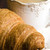 breakfast with cup of black coffee and croissants stock photo © joannawnuk