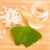 fresh leaves ginko biloba essential oil and sea salt - beauty tr stock photo © joannawnuk