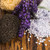 lavender bath salt and some fresh lavender stock photo © joannawnuk
