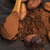 cacao · fèves · poudre · cuillère · alimentaire · verre - photo stock © joannawnuk