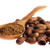 Cacao beans isolated on white background stock photo © joannawnuk