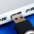 Plug the USB jump drive to a laptop concepts of data backup and recovery stock photo © johnkwan