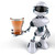 ロボット · 技術 · ドリンク · レトロな · 将来 · 3D - ストックフォト © julientromeur