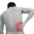 Rückenschmerzen · junger · Mann · Schmerzen · zurück · Hand · medizinischen - stock foto © kalozzolak