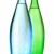 doua · sticle · sodă · apă · picături · de · apă · izolat - imagine de stoc © karandaev