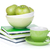 dojrzały · zielone · jabłka · filiżankę · kawy · książek · odizolowany - zdjęcia stock © karandaev