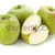 trois · pommes · vert · isolé - photo stock © karandaev