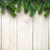 Christmas wooden background with fir tree stock photo © karandaev