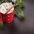 Christmas tree and hot chocolate with marshmallow stock photo © karandaev