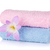 rosa · azul · toalhas · flor · isolado · branco - foto stock © karandaev