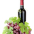 vörösbor · üveg · szőlő · izolált · fehér · étel - stock fotó © karandaev