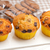 fresh chocolate and raisins muffins stock photo © keko64