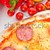 イタリア語 · オリジナル · 薄い · ペパロニ · ピザ · 新鮮な野菜 - ストックフォト © keko64