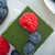 green tea matcha mousse cake with berries stock photo © keko64
