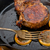 pork chop seared on iron skillet stock photo © keko64